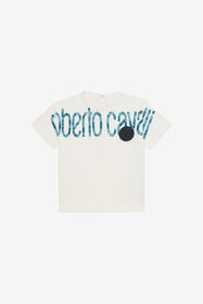 JU T-Shirt Stampa Logo Bandana MILKY WHITE UJT623-JD001