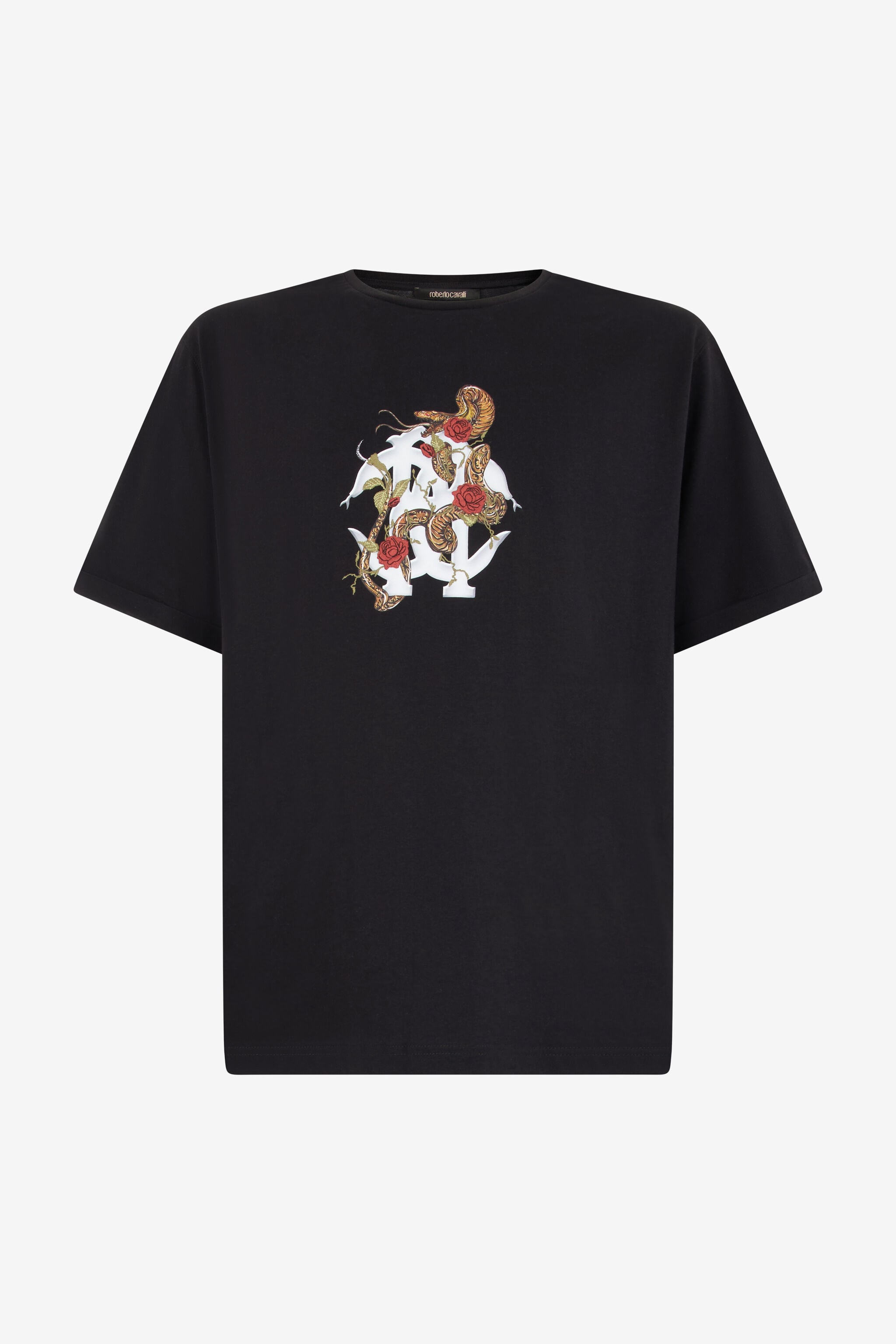 RC Schwarzes T-Shirt mit Logo RC Schwarzes T-Shirt mit Logo BLACK TOT60D-FT223