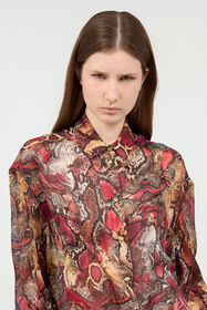 JC Camicia Con Stampa Python EMBERGLOW UFT147-UF213