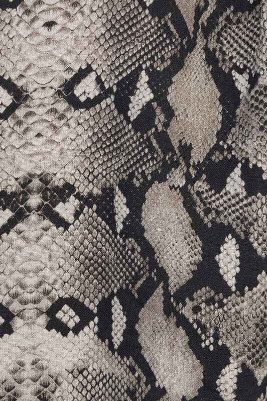 RC Snake Print Flax Shirt PYTHON QOT70I-2JR25