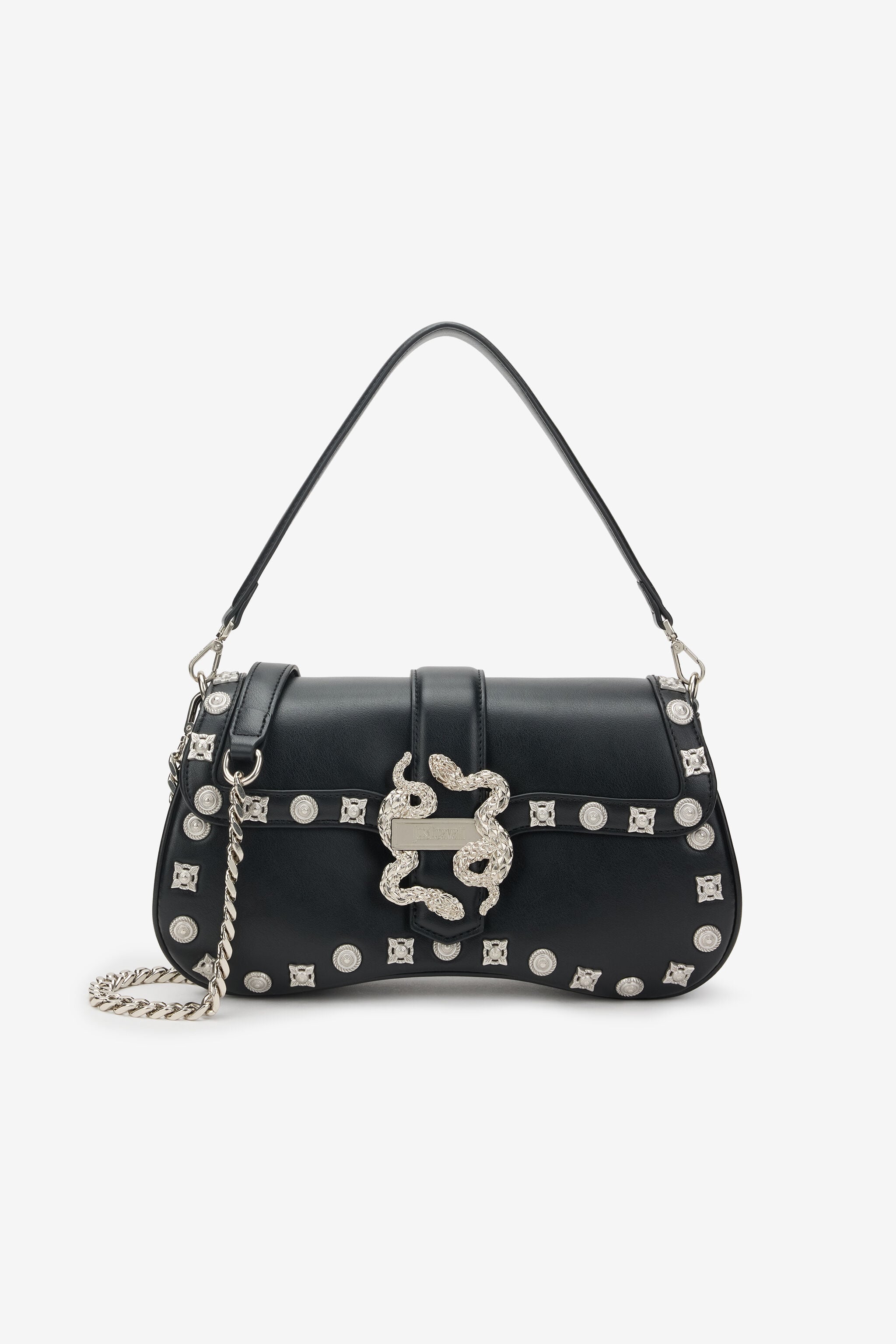 JC Schultertasche mit verziertem Detail JC Schultertasche mit verziertem Detail BLACK WFB024-WF354