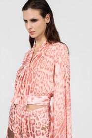 RC Camisa con Estampado Jaguar Pink PINK XQT709-7HT23