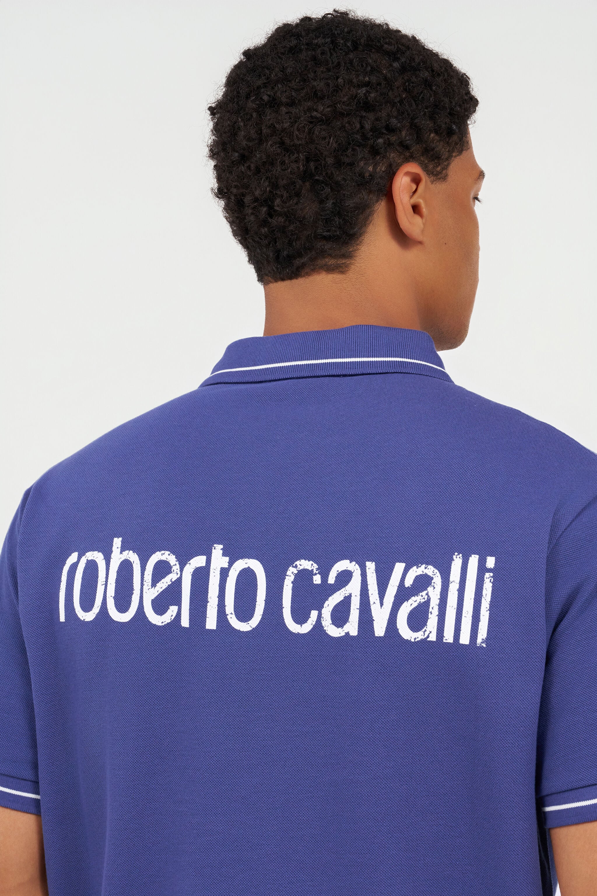RC Blue Polo Shirt With Logo RC Blue Polo Shirt With Logo Navy QOT64B-KB001
