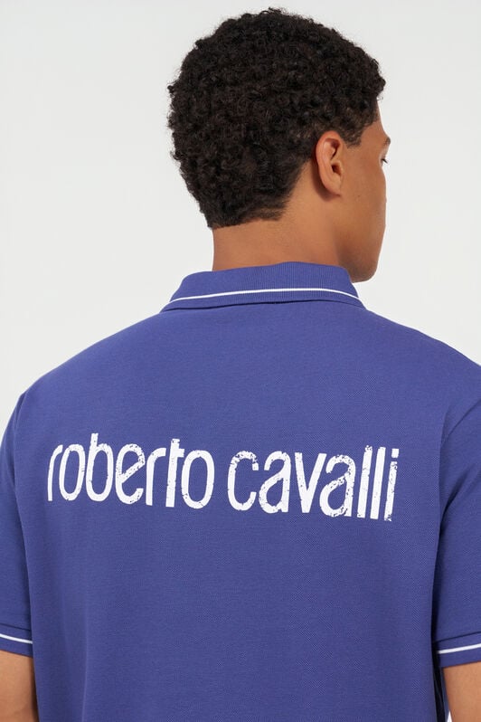 RC Blue Polo Shirt With Logo RC Blue Polo Shirt With Logo Navy QOT64B-KB001