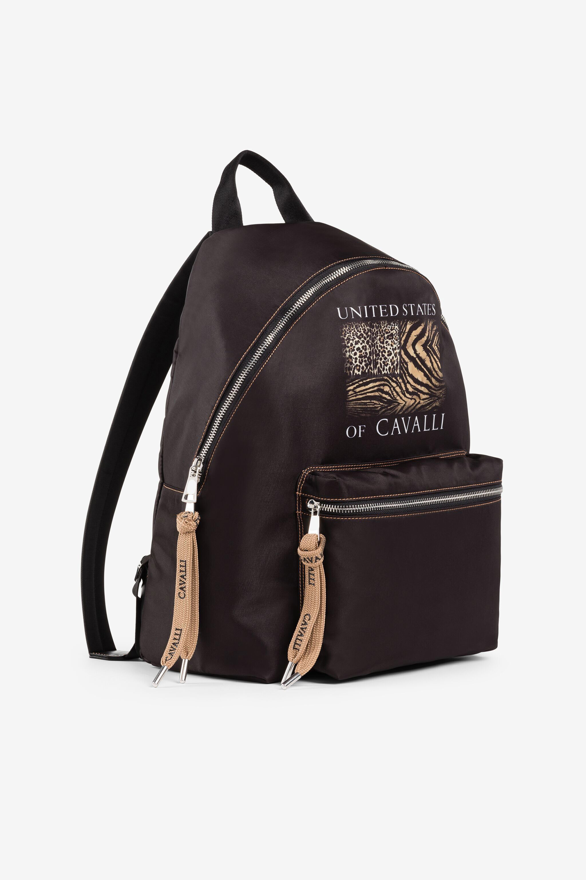 RC Graphic-print backpack RC Graphic-print backpack Black QRB003-3F000