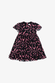 JU Baroque Floral Fantasy Dress Black SJT176-2NL96