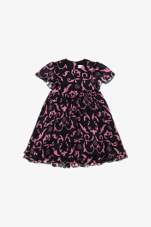 JU Baroque Floral Fantasy Dress JU Baroque Floral Fantasy Dress Black SJT176-2NL96