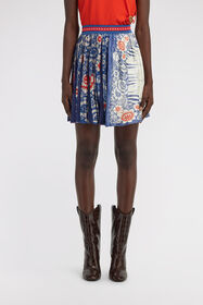 RC Banda Print Skirt Blue TKM300-MI010