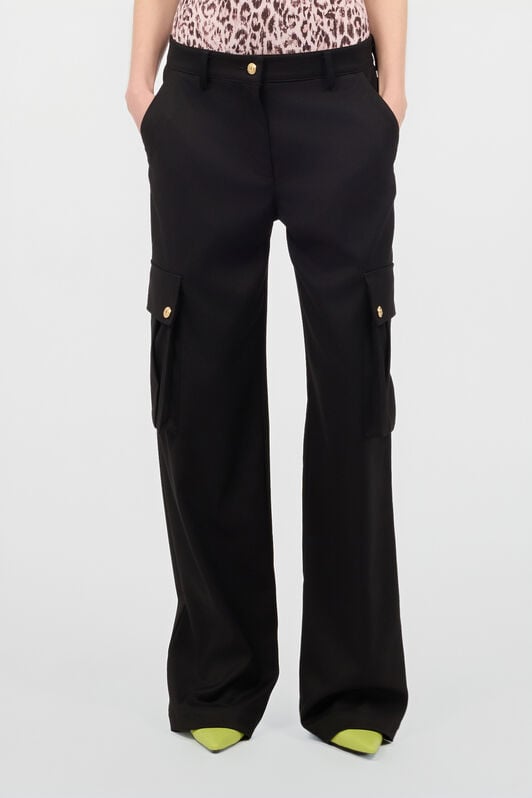 JC Elegante Cargohose JC Elegante Cargohose Schwarz UFT090-UF129