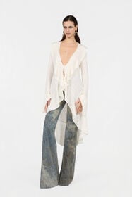 RC Cardigan Bianco Panna BIANCO LATTE XQM900-MH012