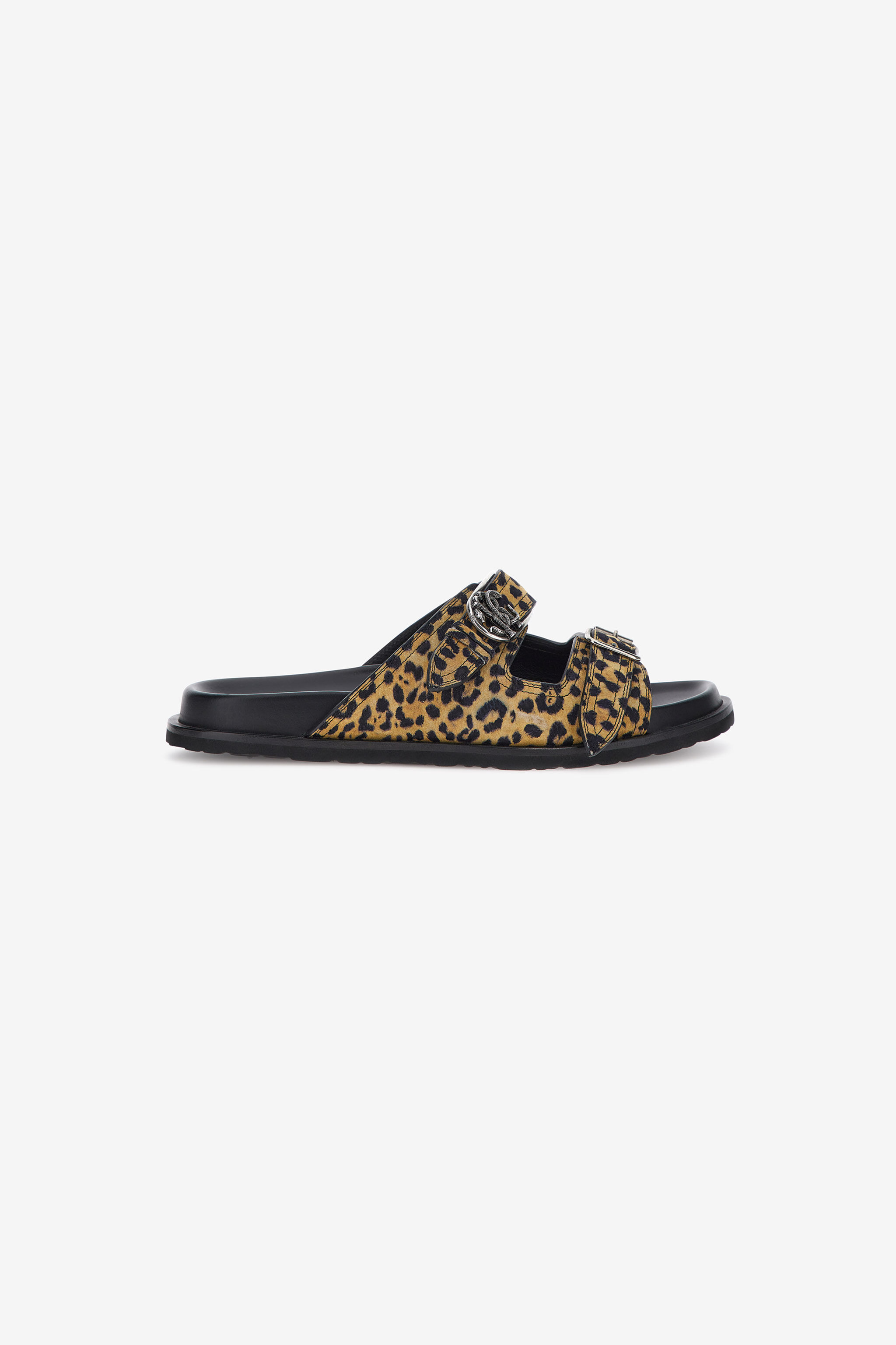 RC Jaguar Skin Print Sandal Light Brown SRS063-PC126