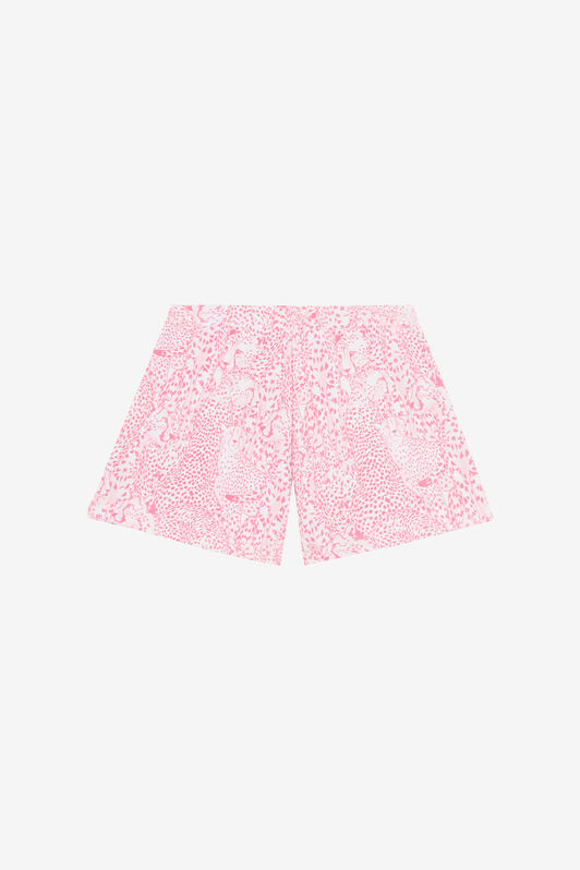 JU Cheetah Print Shorts PINK UJT26A-5OO37