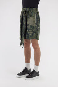 RC Shorts with Green Hawaii print Dark green SRT274-4QI84