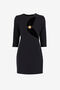 JC Mini-robe à logo Just Cavalli et ouvertures sur l'avant NOIR Q61556-Q0459