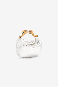 RC Mini Hobo Roar Bag With Snake Print RC Mini Hobo Roar Bag With Snake Print Silver UKB013-PZ579