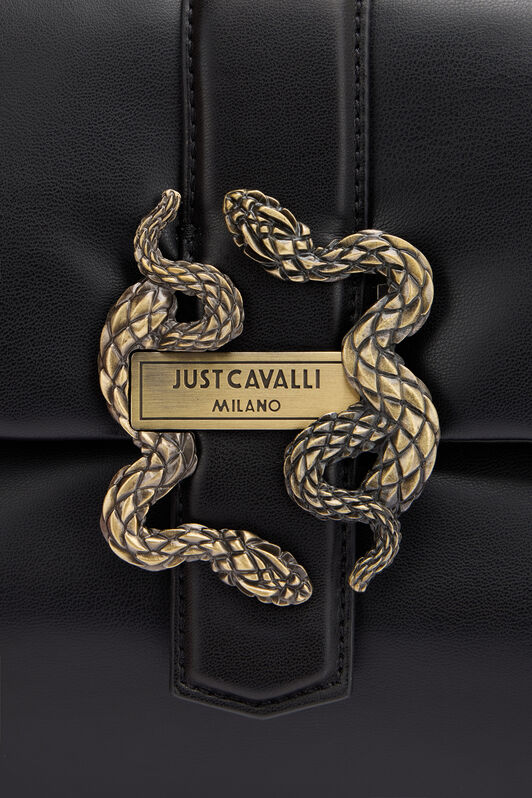 JC Bag With Snakes And Logo JC Bag With Snakes And Logo Black SFB222-SF720