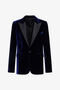 RC Samt Smokingjacke RC Samt Smokingjacke Dunkelblau TRT400-VG001