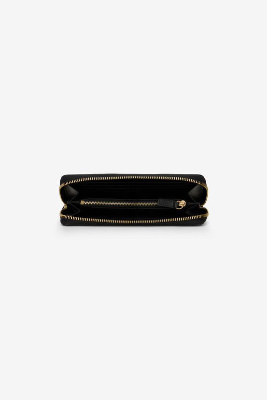RC Roar Leather Wallet With Zip BLACK WKA006-PZ975