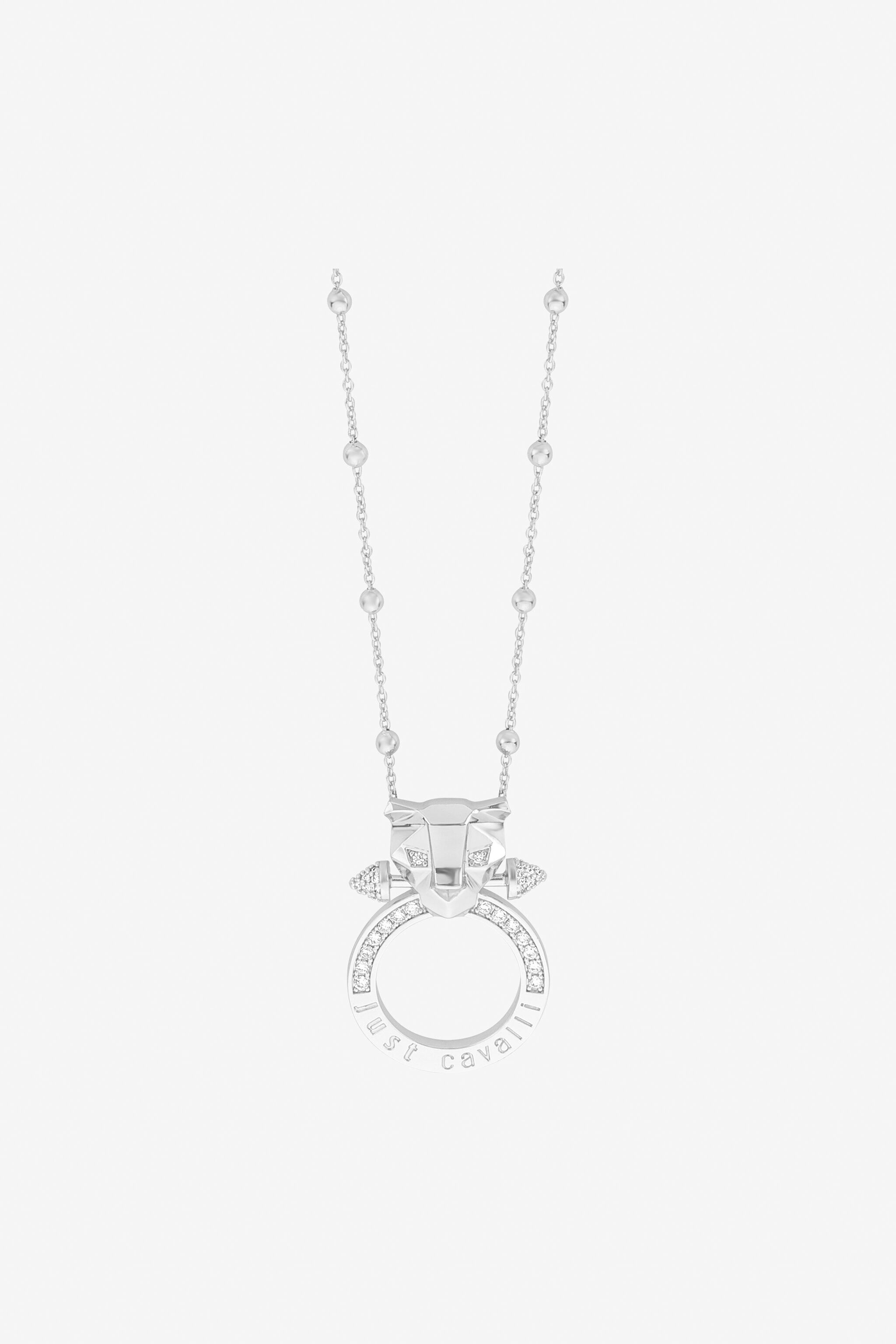 JC Just Cavalli Necklace JC Just Cavalli Necklace Silver PT0067-PT127