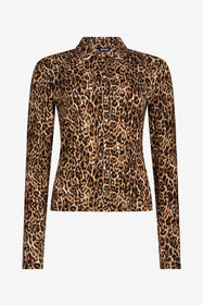JC Camicia Stampa Leopard BEIGE VFT233-VF380
