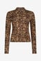 JC Leopard Print Shirt JC Leopard Print Shirt BEIGE VFT233-VF380