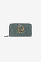 RC Serpentine Leather Wallet With Zip RC Serpentine Leather Wallet With Zip OCEAN BLUE WKA016-PZI07