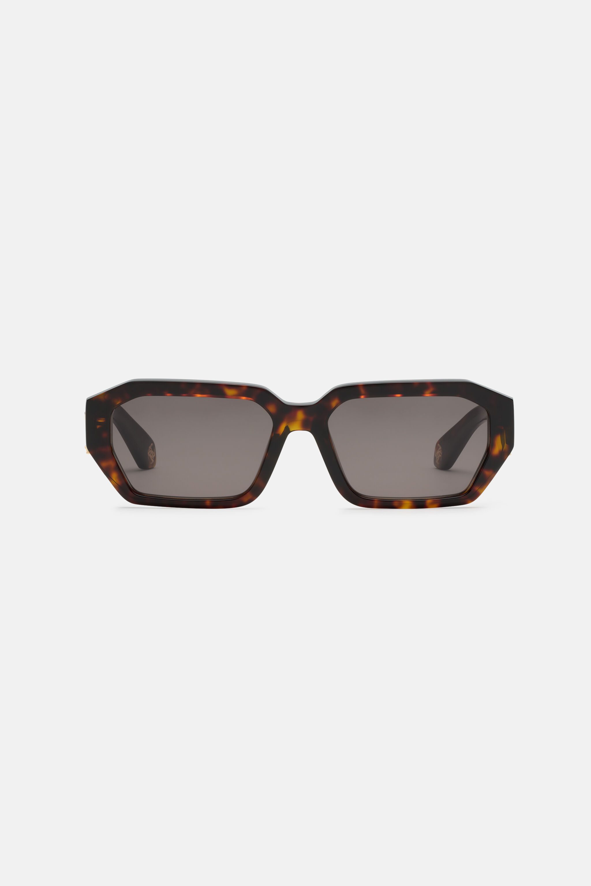 RC Occhiali da sole con frontale rettangolare. RC Occhiali da sole con frontale rettangolare. Marrone ALD031-ID194