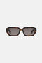 RC Occhiali da sole con frontale rettangolare. RC Occhiali da sole con frontale rettangolare. Marrone ALD031-ID194