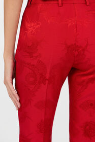 RC Dark Red Trousers with Dragon Pattern ROSSO SCURO 191664 VQT207-TJ033
