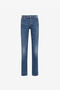RC Jean slim à motif Mirror Snake brodé Bleu foncé RRJ251-DS002