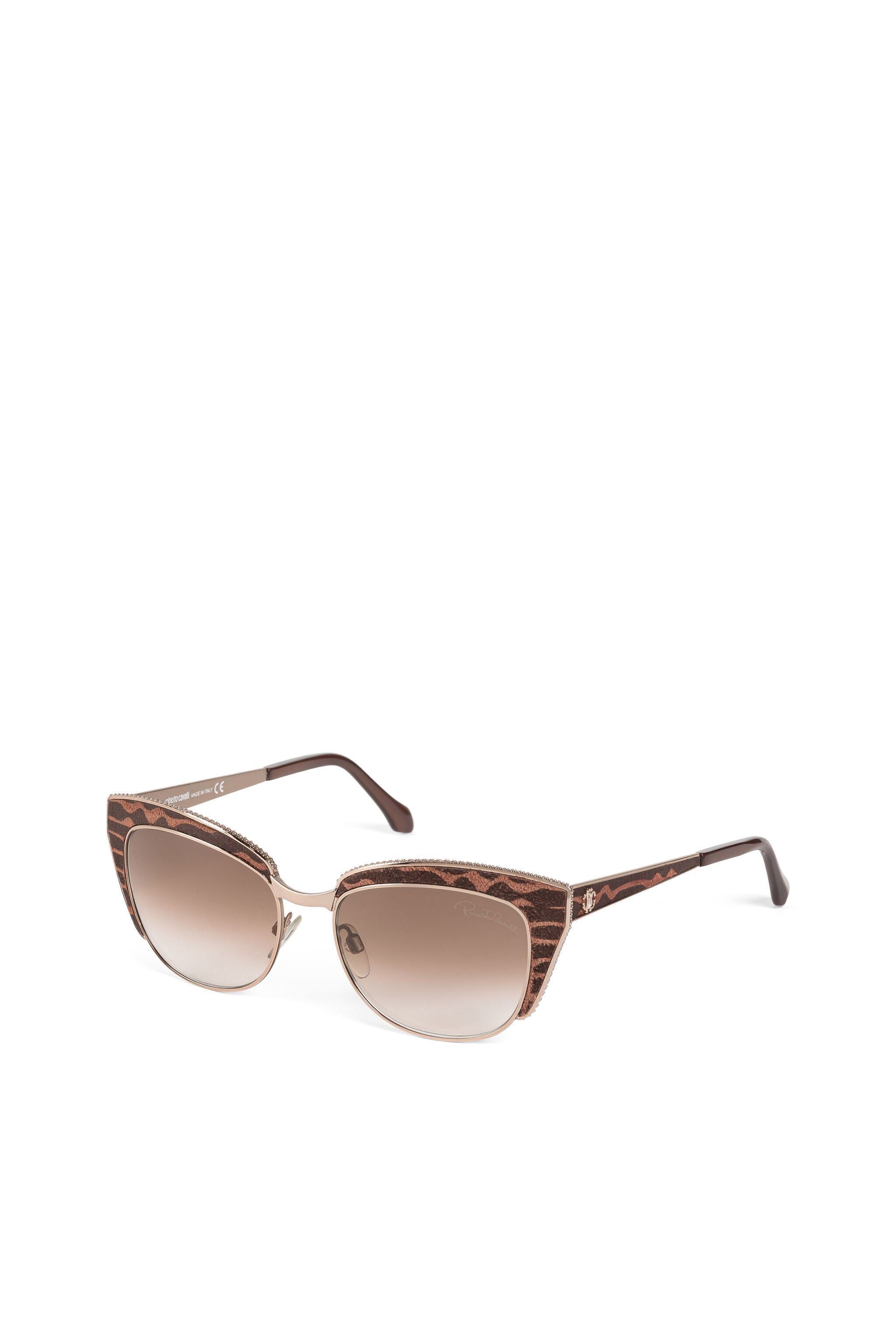 RC Python-Print Cat-Eye Sunglasses Brown BWLMAQ-IMAAE