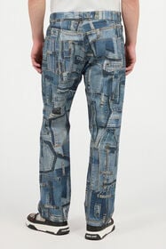 RC Jeans de la Colección Cápsula Patchwork Azul UMJ205-VT001