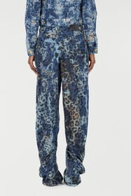 RC Jeans With Jaguar Skin Print BLU/CELESTE/MARRONE VKJ207-VT010