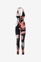 RC Combinaison-Pantalon Avec Dragon Sur Toute La Surface RC Combinaison-Pantalon Avec Dragon Sur Toute La Surface Noir/Rouge VQT197-LNP75
