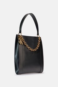 RC Sac shopper noire avec chaîne NERO VKB005-PNE02