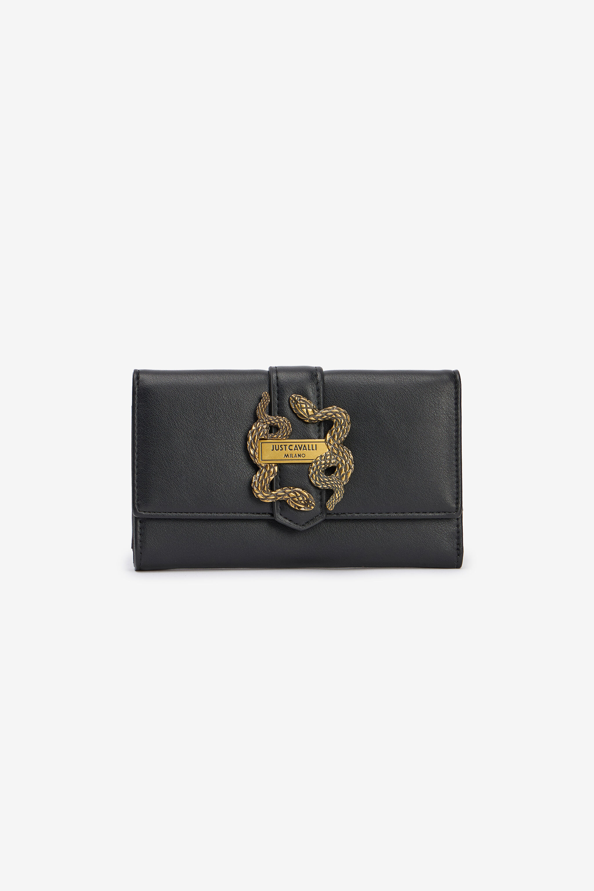 JC Black Wallet With Logo Tag JC Black Wallet With Logo Tag BLACK VFP028-VF863