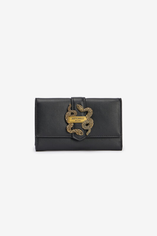 JC Black Wallet With Logo Tag JC Black Wallet With Logo Tag BLACK VFP028-VF863