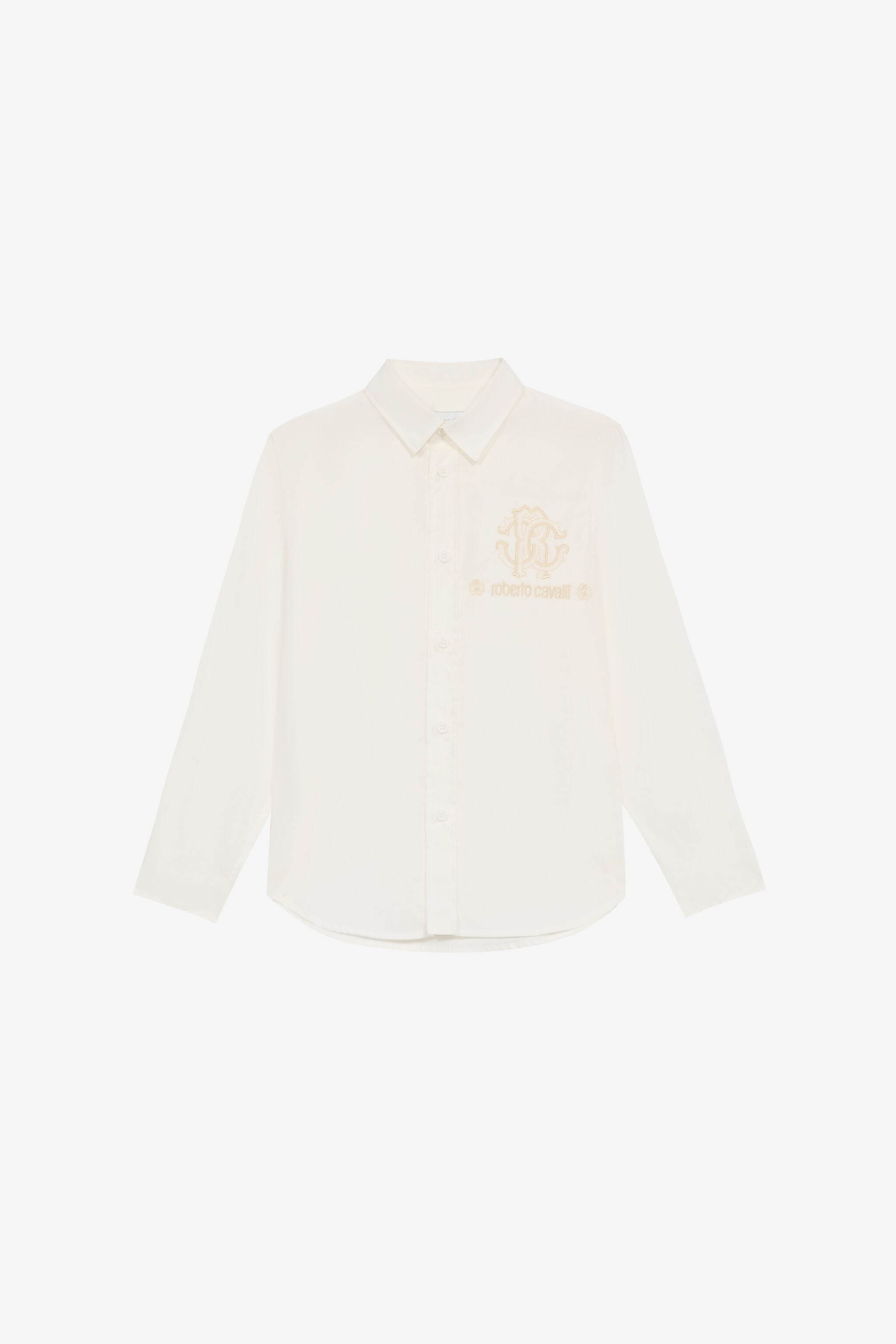JU Shirt With RC Monogram And Lettering White UJT70D-CH004