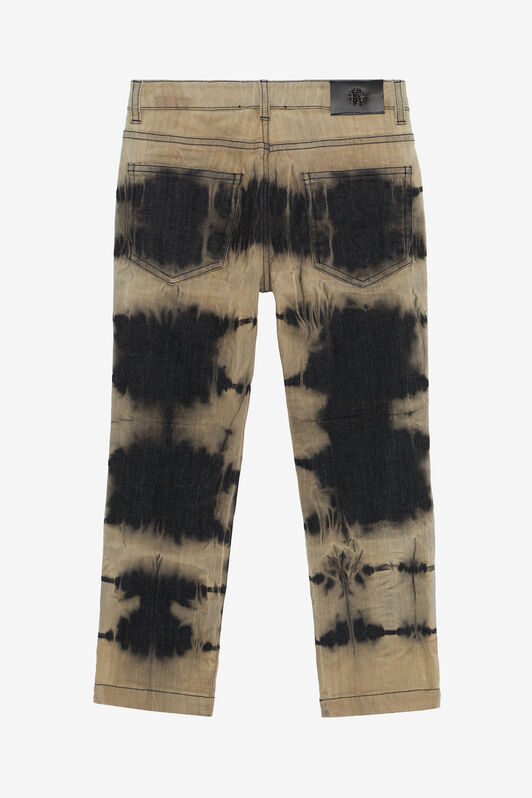 JU Pants With Contrasting Print Brown UJJ20A-DSJ01