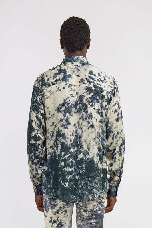 RC Appaloosa Print Shirt Blue TRT713-HGN08