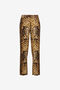 RC Ocelot-Print Straight-Leg Trousers Light brown PKT201-7OE37