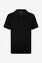 RC Polo With Snake Scale Embellishment RC Polo With Snake Scale Embellishment Black URT64G-KB002