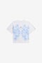 JU T-Shirt En Coton Imprimé Plumago JU T-Shirt En Coton Imprimé Plumago WHITE/BLUE WJT60R-JD001
