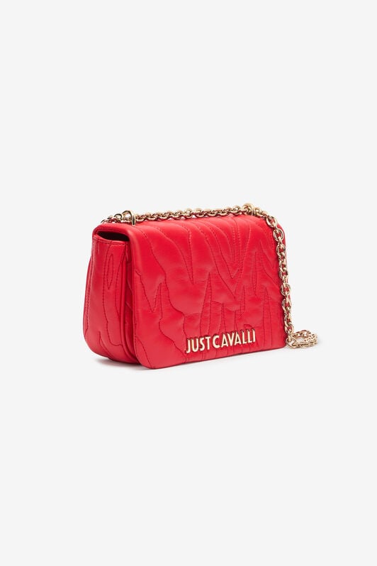 JC Top-Stitched Crossbody Bag With Logo JC Top-Stitched Crossbody Bag With Logo Red UFB068-UF437