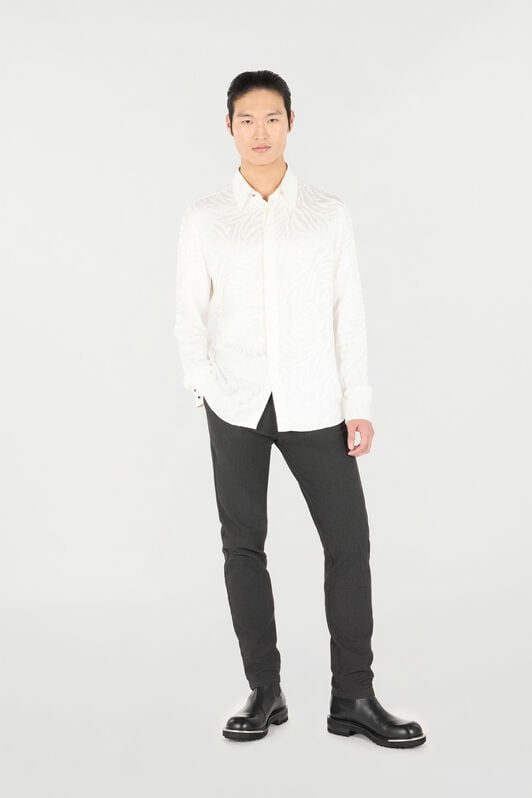 RC Long Shirt With Tiger Skin Print RC Long Shirt With Tiger Skin Print White URT700-DJ097