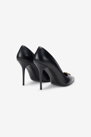 RC Black Pumps With Gold Bee Detail BLACK TOS00P-PZC15
