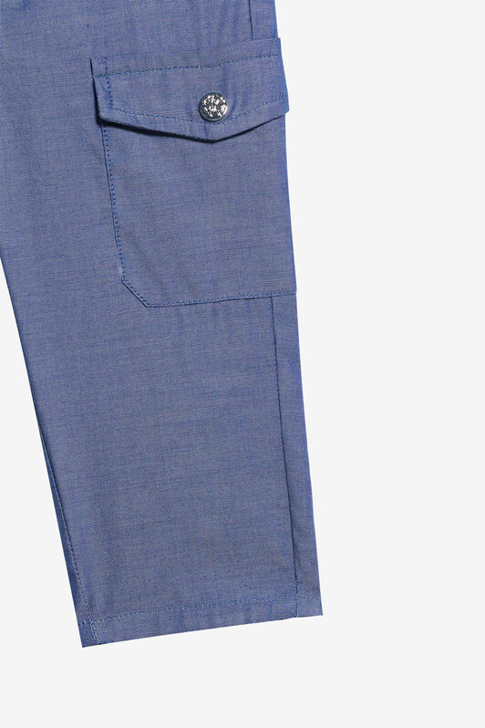 JU Blue Denim Cargo Jeans JU Blue Denim Cargo Jeans MEDIUM BLUE WJJ202-DL013