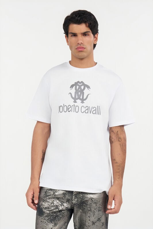 RC White T-Shirt with Monogram RC RC White T-Shirt with Monogram RC WHITE QOT60D-JD060