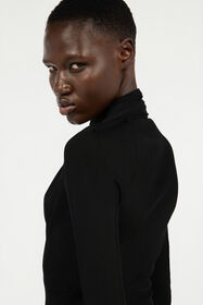 RC Black Wrap-Over Sweater Black VWM603-MH014
