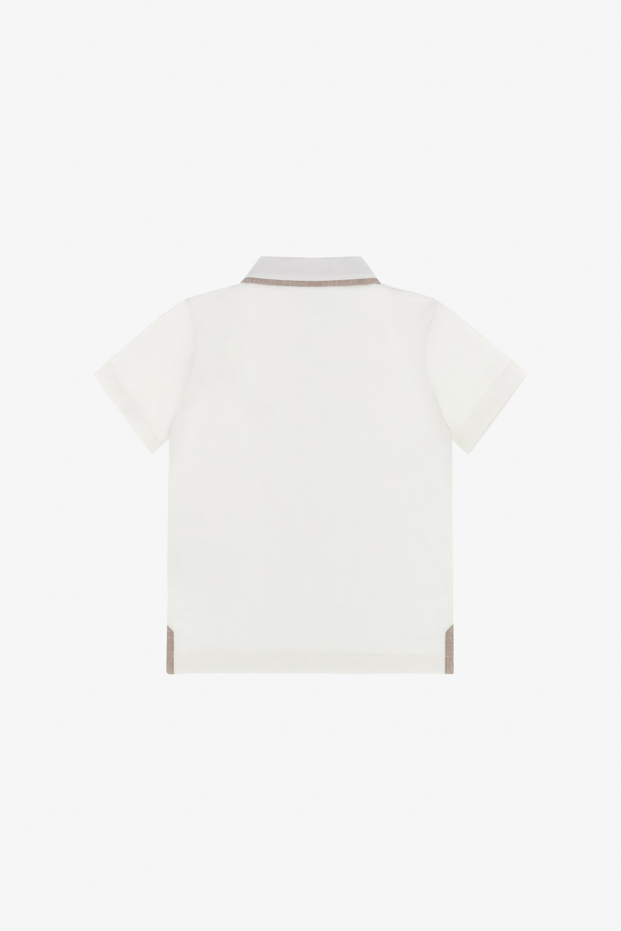 JU Rc Monogram Polo JU Rc Monogram Polo White SJT61B-JD001
